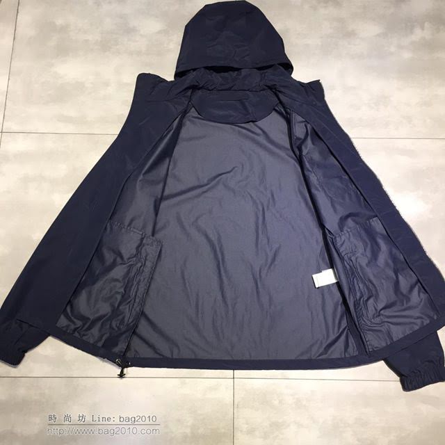 Loewe外套 19春夏新款夾克 羅意威拉鏈藍色連帽衣  tzy1596